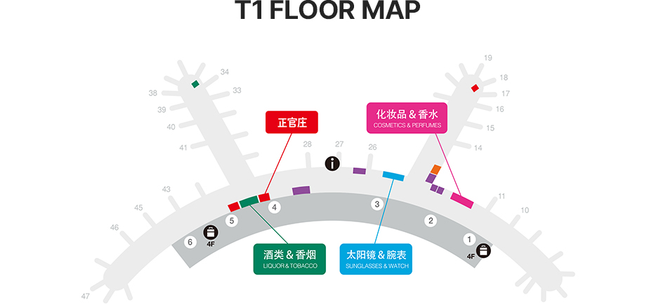T1 FLOOR MAP