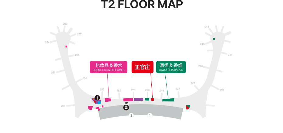 T2 FLOOR MAP