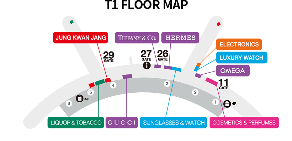 T1 FLOOR MAP